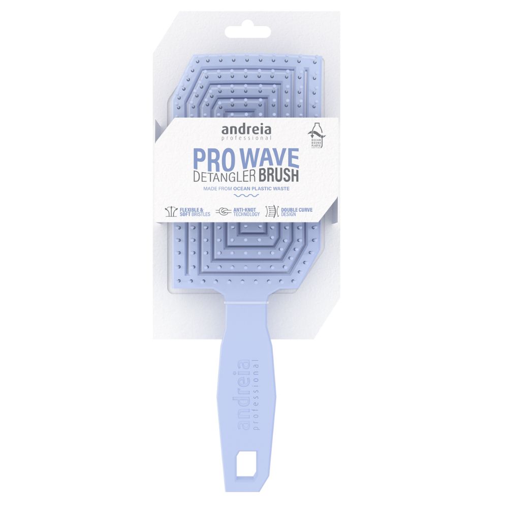 Pro Wave Detangler Brush - Blue