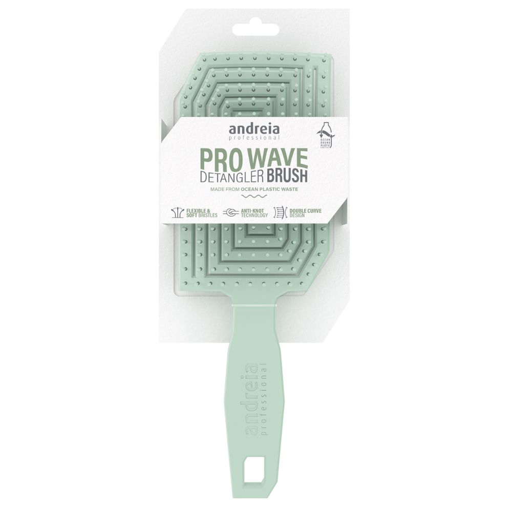 Pro Wave Detangler Brush - Green