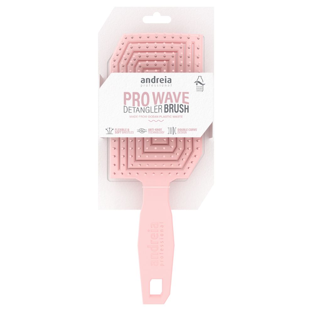 Pro Wave Detangler Brush - Pink