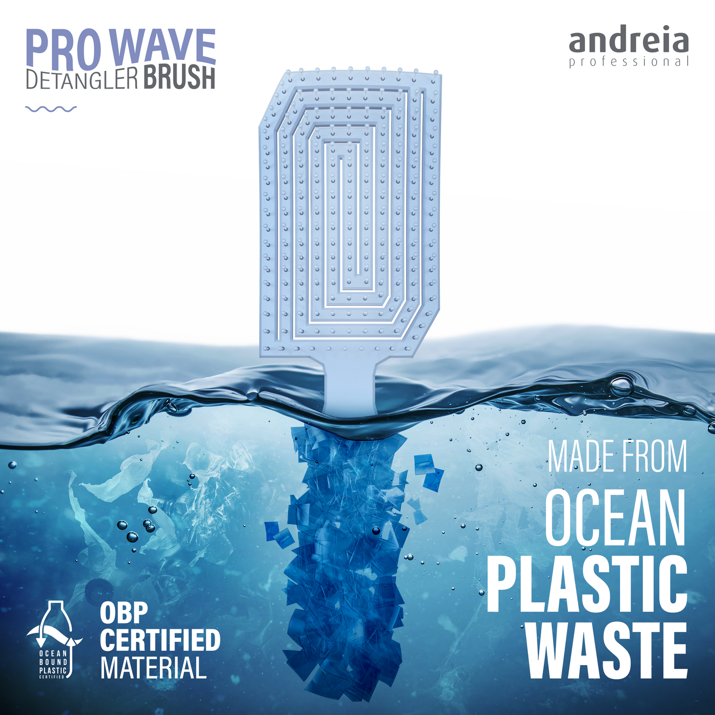 Pro Wave Detangler Brush - Green