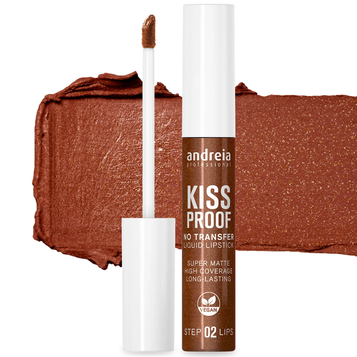 Kissproof Liquid Lipstick - Brown Glitz 8ml